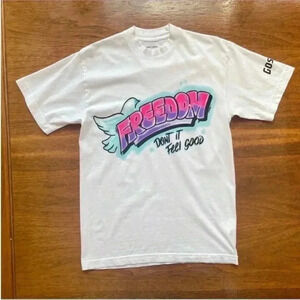 Simple Gospel- Justin Bieber graphic air brush short sleeve T shirt- small NWOT!